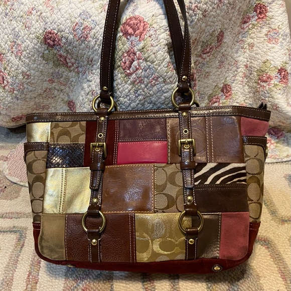 Coach Y2K Legacy Patchwork 10437 Limited Edition Tote Shoulder Bag - Picture 6 of 14